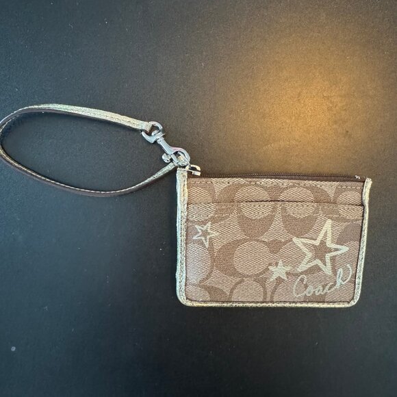 COACH - Mini Id Case In Signature Canvas With Pop Star Print - Picture 2 of 11